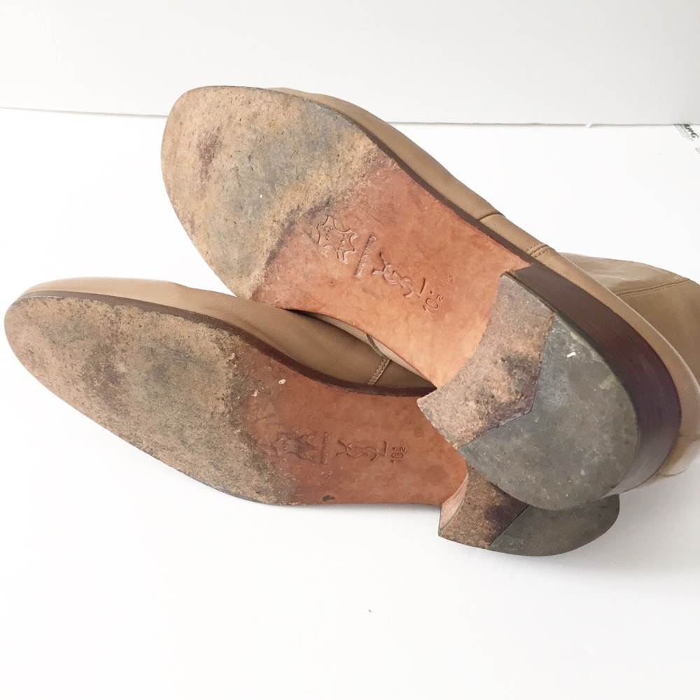 COPY - YSL | Tan Vintage Ankle Boots - Picture 3 of 8